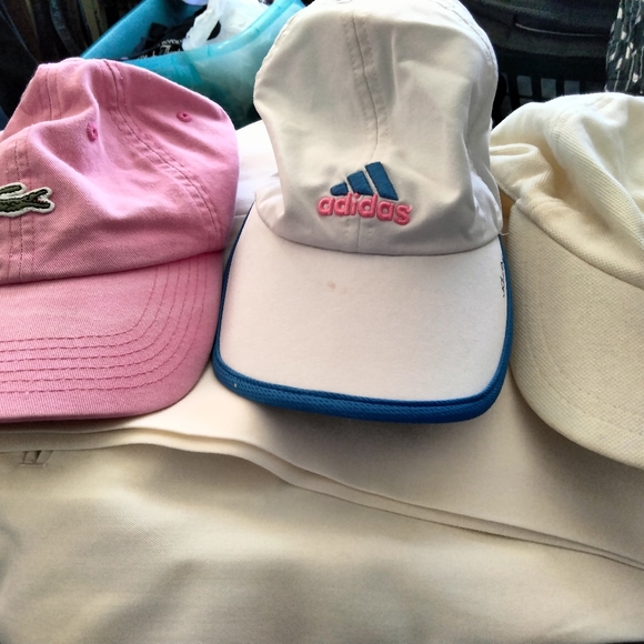 Addias duffle bag est 21x7x14$34 + Addias hat - Picture 6 of 7